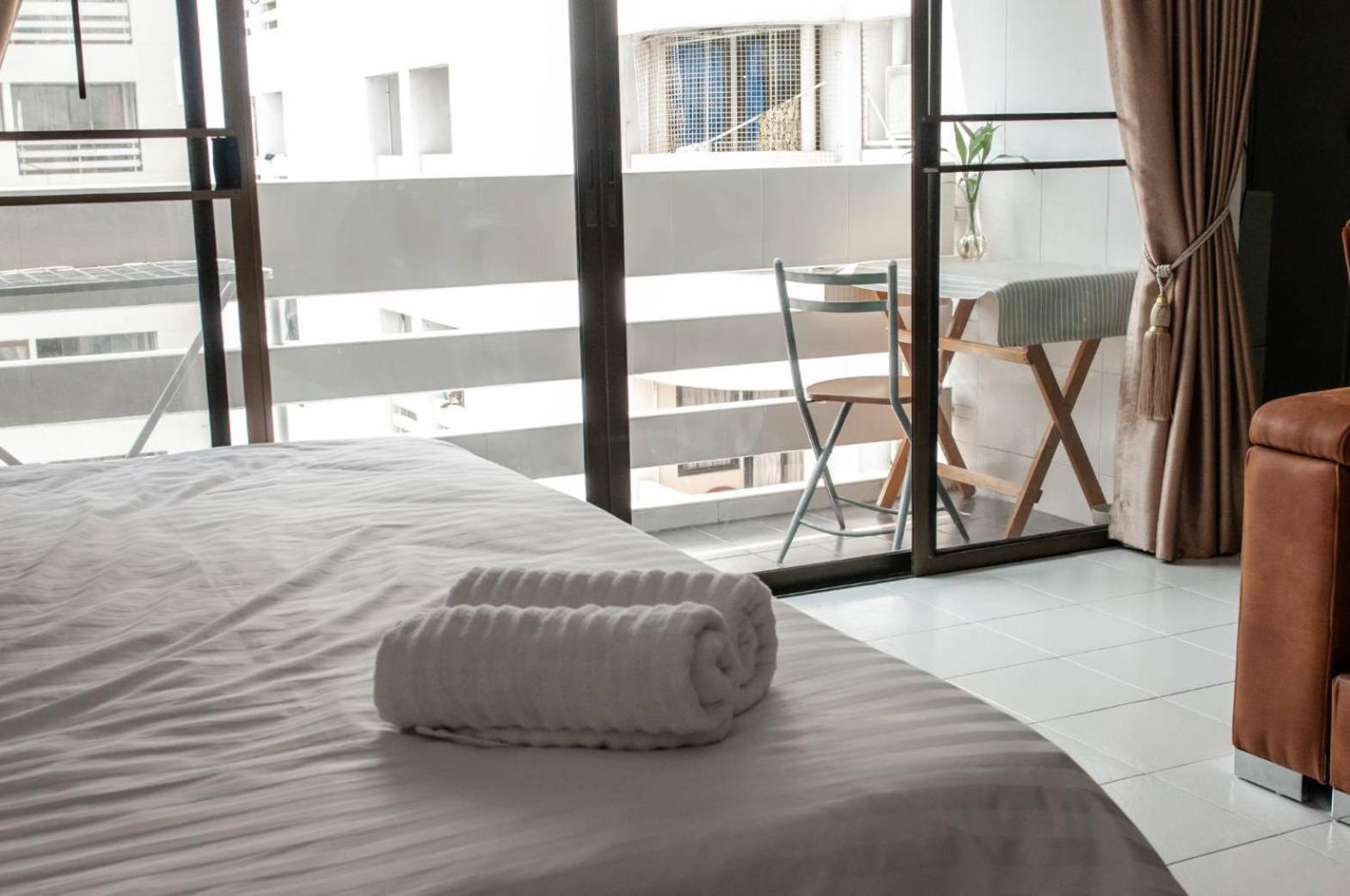 Cozy 1Br Walk To Bts And Airport Rail Link Close To Malls T 방콕 외부 사진