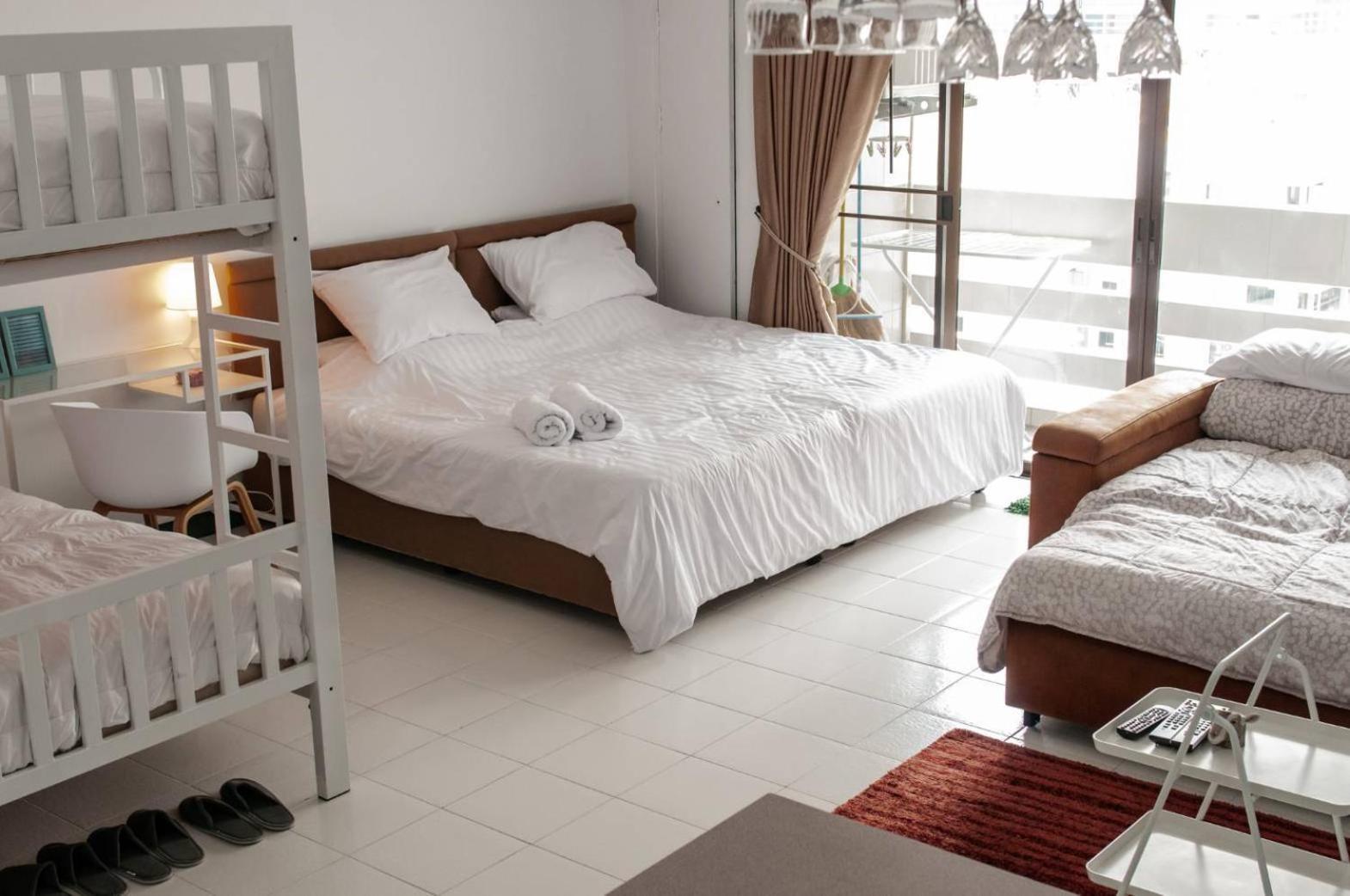 Cozy 1Br Walk To Bts And Airport Rail Link Close To Malls T 방콕 외부 사진