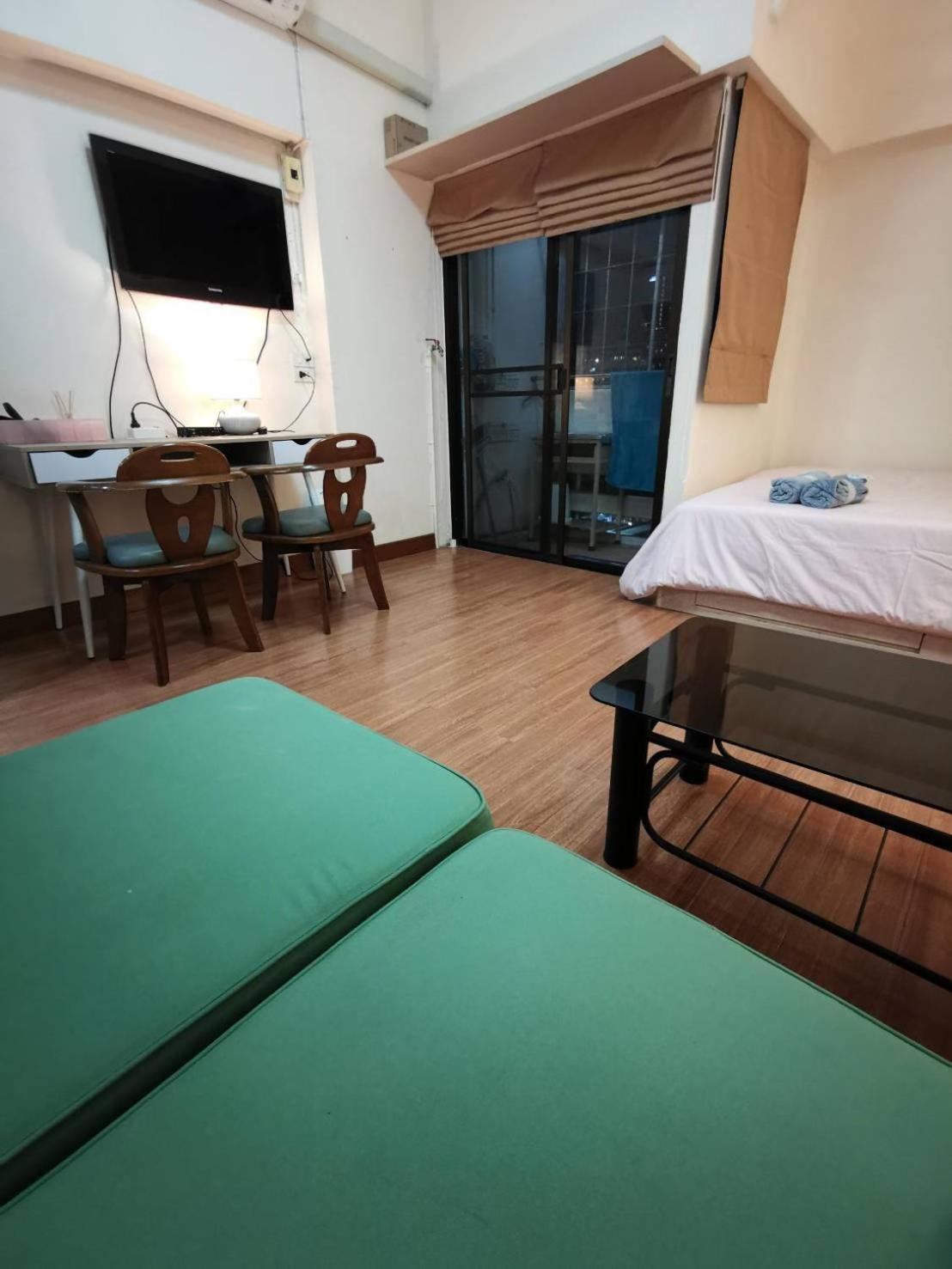 Cozy 1Br Walk To Bts And Airport Rail Link Close To Malls T 방콕 객실 사진
